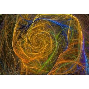 Imagem de Quadro Decorativo com Estampa Created Gimp 50 x 50 Papel 1 unidade