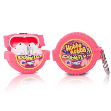 Imagem de XMBYGY Capa para Samsung Galaxy Buds 3 e para fones de ouvido Galaxy Buds 3 Pro com mosquetão, capa protetora de silicone à prova de choque com design de desenho animado para homens e mulheres