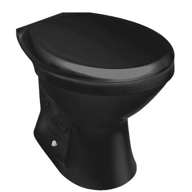 Imagem de Bacia para Caixa Acoplada Loren Way Preta BA-30 - 7711035 - LORENZETTI