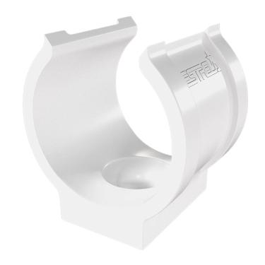 Imagem de Abraçadeira de PVC Impacto para Tubo 1/2"" Branco - 2021 - ESTRELA