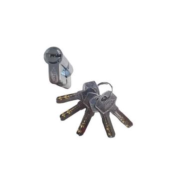 Imagem de Fechadura Rolete Alta Segurança 4410 Escovado Cilindro 10 Cm