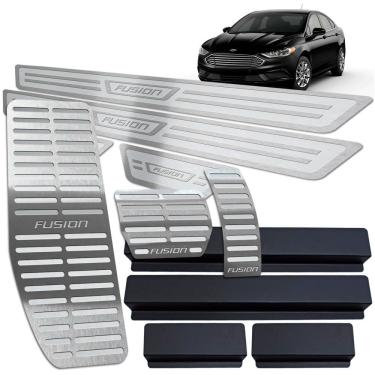 Imagem de Descanso Pedaleira Soleira Ford Fusion 2018 2019 Prata