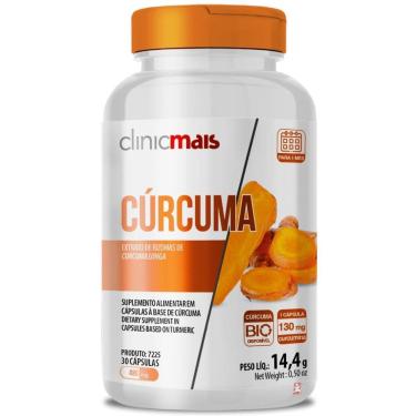 Imagem de Curcuma Concentrada 130Mg Curcumina Apenas 1 Ao Dia 30