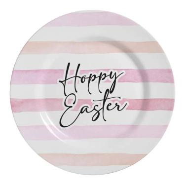 Imagem de Conjunto Com 6 Pratos Raso Happy Easter B Pascoa 29Cm