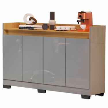 Imagem de Aparador Buffet Sala 4 Portas Luise - Diversas Cores - Lojas Comprou C