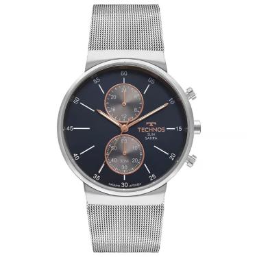 Imagem de Relógio Technos Slim Vd36Ab/1A Prata Masculino