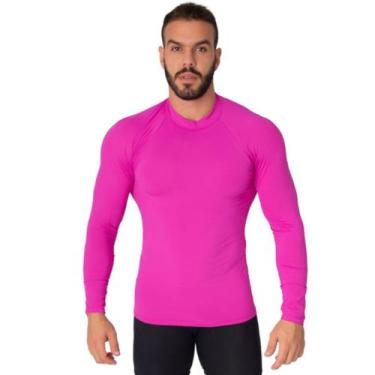 Imagem de Blusa Térmica Proteção UV Poliamida WLS Modas Frio Manga Longa Segunda