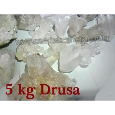 Imagem de Drusas de Cristal Quartzo Comum - 5 KG para Atacado - CristaisdeCurvel
