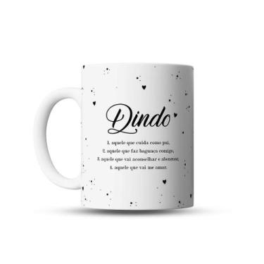 Imagem de Caneca de Porcelana Significado Dindo - Personalizada - Ateliê Toque F
