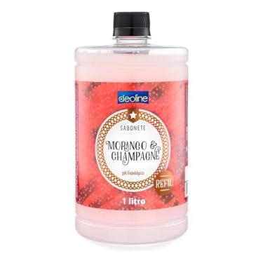 Imagem de SABONETE LIQUIDO DEOLINE REFIL MORANGO E CHAMPAGNE 1 LITRO