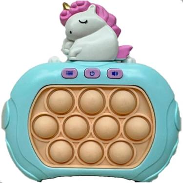 Imagem de Pop It Mini Gamer Console Anti Stress Eletrônico Quick Push Unicórnio