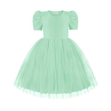 Imagem de Vestido Arshiner Toddler Girls, festa de Páscoa, casamento, verde clar
