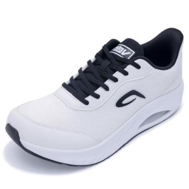 Imagem de Sapatos Wide Toe Box Arch Support AOV para homens, tamanho 11, branco/