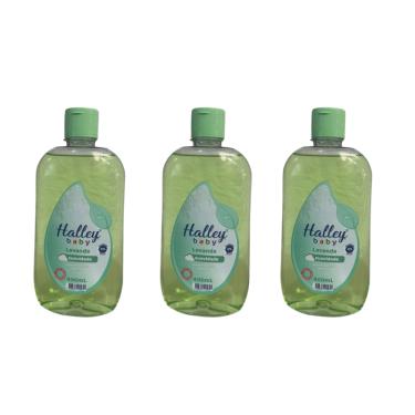 Imagem de Kit 3 Halley Baby Lavanda Infantil 400 ml