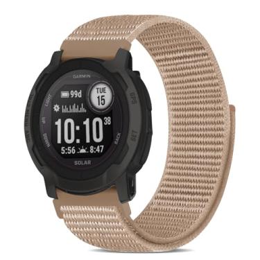 Imagem de Koazon Pulseira de relógio de nylon compatível com Garmin Instinct 2/3 de 45 mm/1 Solar, pulseira esportiva macia e leve respirável de 22 mm para Instinct 2 Surf/Tactical/Esports/Tide Acessório