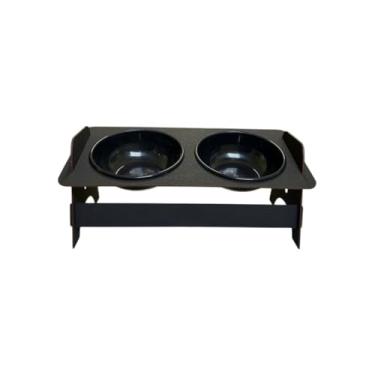 Imagem de Comedouros Para Pets de Pequeno Porte Bebedouro e Comedouro Pet Elevado em MDF(1 PRETO)