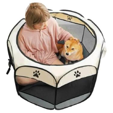 Imagem de Cercado Para CãEs Grandes | Tenda Canil Com Cerca Externa | FáCil Montagem | Casa Externa Para Pets(M)
