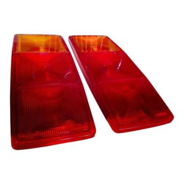 Imagem de Lentes Traseiras Caminhão Volkswagen 1988 Gf 035 Novas Vermelho