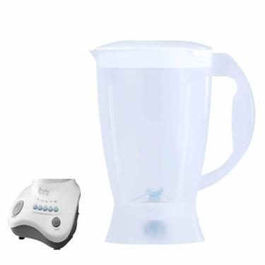 Imagem de Copo de Reposição Para Liquidificador Compatível com Walita Liqfaz LiqArt LiqMais e Confort Translúcido Tampa Branca 1,5L