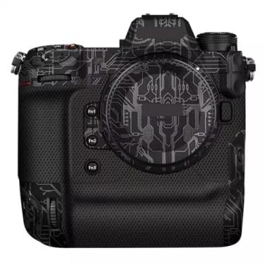 Imagem de Z 9 Adesivo de câmera anti-arranhões revestimento protetor de corpo película protetora capa para Nikon Z9 (titânio circuito)