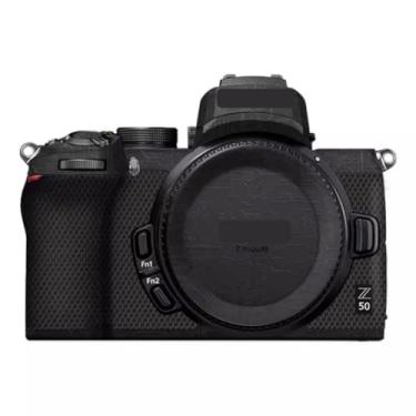 Imagem de Adesivo de capa de câmera Z 50 para Nikon Z50 película protetora de película protetora da pele e resistência ao desgaste Z50 (preto circuito)