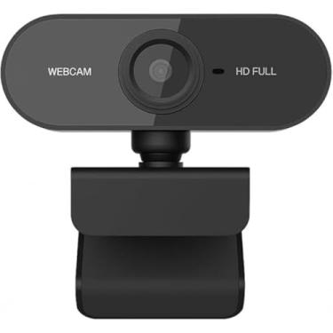 Imagem de Webcam Full HD 1080p Com Microfone e Foco Automático Câmera USB para Computador Notebook e Desktop Ideal para Aulas Online Reuniões Streaming e Videoconferências Plug & Play Premium