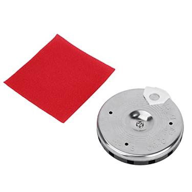 Imagem de Pitch Pipe Tune, afinação de instrumento de metal circular, tubo de tom cromático, afinador circular para violino com antitratamento, som de afinação ressoante com cordas