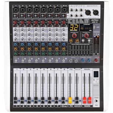 Imagem de Mesa De Som Amw Ag8 Dsp 8 Canais Xlr Efx Mp3 Record