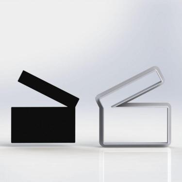 Imagem de Cortador Cinema Claquete Tamanho 5cm