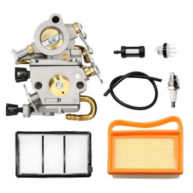 Imagem de Nakkaa Kit de carburador TS420 compatível com serra de corte de concreto Stihl TS410 TS410Z TS420Z C1Q-S118 4238 120 0600