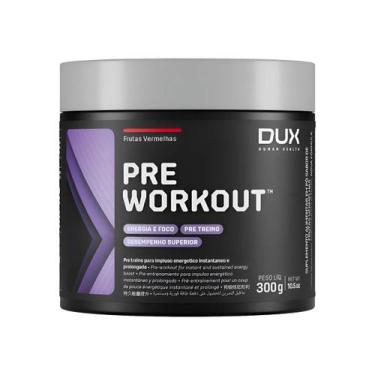 Imagem de Pre workout 300g frutas vermelhas pré-treino energia foco dux