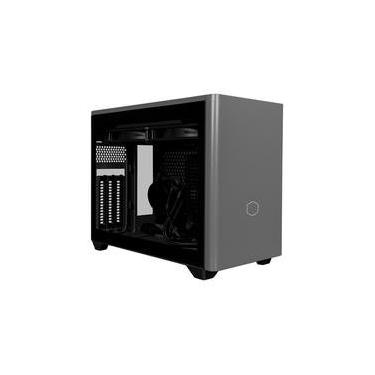 Imagem de Gabinete Cooler Master MasterBox NR200P Max, Lateral em Vidro Temperado, Mini ITX, Fonte e Water Cooler, Cinza Escuro - NR200P-MCNN85-SL0
