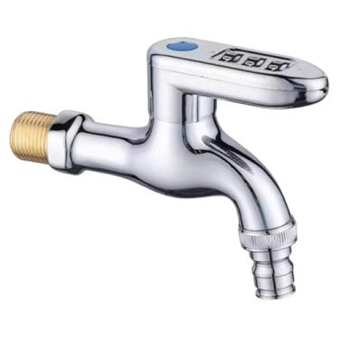 Imagem de Wswqop para máquina de lavar roupa externa com trava, de substituição, 4 pontos, para pia, em liga metálica, para piscina, jardim, uso