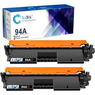 Imagem de Toner para impressora a laser LXTek 94A preto, pacote com 2 unidades, 