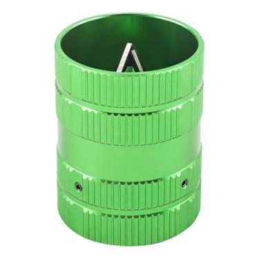 Imagem de Ferramenta de rebarbação de tubo de cobre, alargador interno e externo de liga de alumínio para tubos de cobre de 1/10.2 cm a 1-5/20.3 cm, inclui lâmina de aço de alta velocidade, compacta para