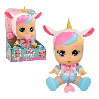 Imagem de Boneca Cry Babies  Day Care Dreamy Chora C/ Sons e Lágrimas de Verdade -  C/ Olhos Brilhantes - Multikids