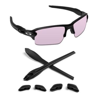 Imagem de Biyxpiv Kits de borracha de substituição para protetores de nariz para óculos de sol Oakley Flak 2.0 OO9295 OO9188 OO9271, fácil instalação - Kits de borracha