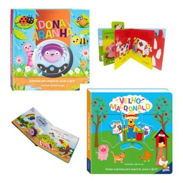 Imagem de Coleção Cantiga Empurre, Puxe E Abra Velho Macdonald E Dona Aranha Div