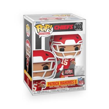 Imagem de Epic Collectibles Pop Football: Chiefs - Patrick Mahomes Limited Edition Exclusive Vinyl Figure Bundled with Box Protector Compatible for Funko