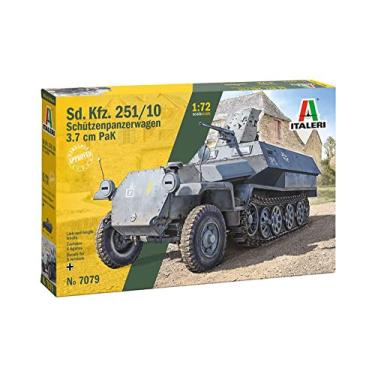 Imagem de Italeri -7079 SD.Kfz. 251/10 3.8 cm PaK, 1:72 Scale, Model Kit, Plastic Model to Assemble, Model Making, IT7079