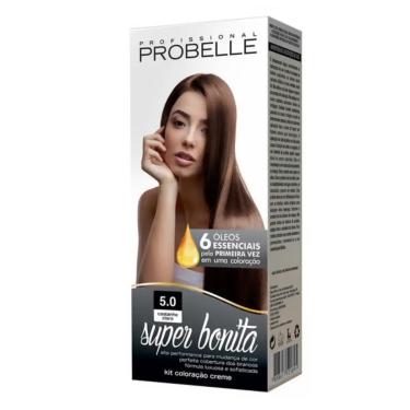 Imagem de Coloração Super Bonita Castanho Claro 5.0 Probelle 50G