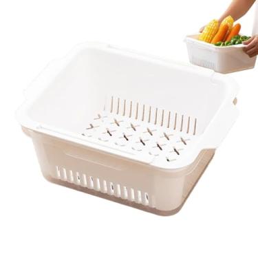 Imagem de Cesta de filtro de escorredor de cozinha,Cesta de escorredor de cozinha - Cesto de filtro extensível Cesto de escorredor de pia | Cesta escorredora de legumes para lavagem, suprimentos de cozinha de c