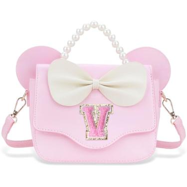 Imagem de Luchike Presentes de aniversário para meninas – Bolsa tiracolo infantil para princesas, presentes de Natal, Rosa - P