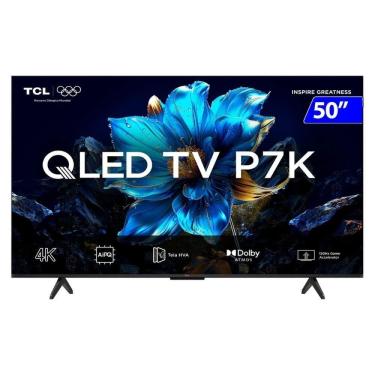 Imagem de 50 Polegadas TCL QLED 4K Wi-Fi Comando De Voz 50P7K