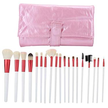 Imagem de CONJUNTO DE PINCÉIS DE MAQUIAGEM ELEGANTES PINCÉIS MACIOS CHARMIN MAKEUP 20 PCS PARA MAQUIAGEM DIÁRIA Rosa
