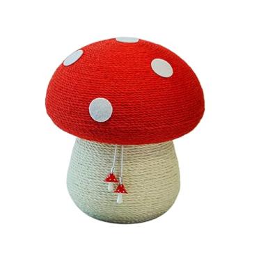 Imagem de Arranhadores de gatos para ambientes internos | arranhador de gato cogumelo, design vertical interativo ergonômico para animais de estimação, aniversário, ambientes internos e externos