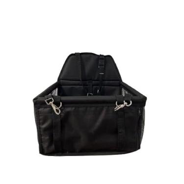 Imagem de Cadeirinha Cadeira Assento Pet de Carro para Cães Cachorro, gatos- Transporte(PRETO)