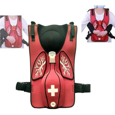 Imagem de Colete De Treino Anti-engasgamento Com Tapa Nas Costas E Alças Ajustáveis - Modelo Simulação Obstrução Vias Aéreas Para Socorristas, Enfermeiros, Estudantes