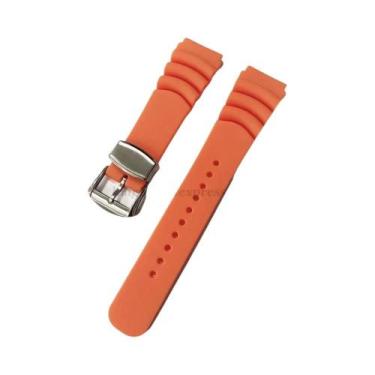 Imagem de Pulseira De Silicone De 20mm 22mm Para Relógio SEIKO SKX007 009, Pulse