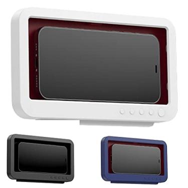 Imagem de Generic Caixa de Prateleira para Telefone Sem Perfuração Montada na Parede, Tela Sensível Ao Toque à Prova D'água Rotativa para Banheiro ABS + PET Preto (Genericnsaok37xhf-10278732)